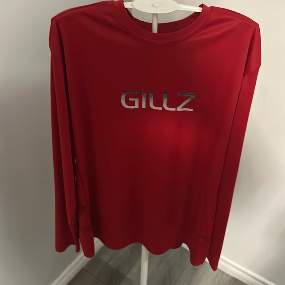 GILLZ Shirt Mens size N Fishing long sleeve shirt with breathable cutouts